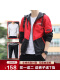 JK601大红+T恤+D07黑裤