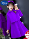 M3紫色毛呢裙+外套+帽子