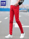 红色 红色长裤