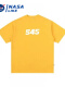 黄色纯棉S45五分袖