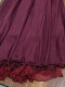 酒红色(裙长80厘米)
