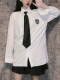 wr703白衬衫送领带
