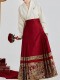 织金红色马面裙（单件）