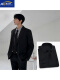 (2件套)黑西装外套+黑衬衣领带黑