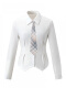 白衬衫+柠檬海盐领带