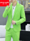 绿色(两件套-西服+裤子)