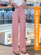 粉色【长裤】