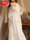 白色(吊带裙+外袍+腰带)