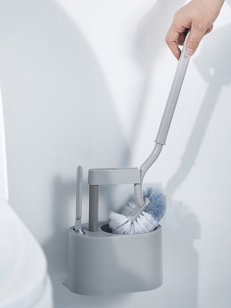 日式马桶刷无死角家用软毛长柄厕所刷卫生间用品多功能清洁刷套装 1个