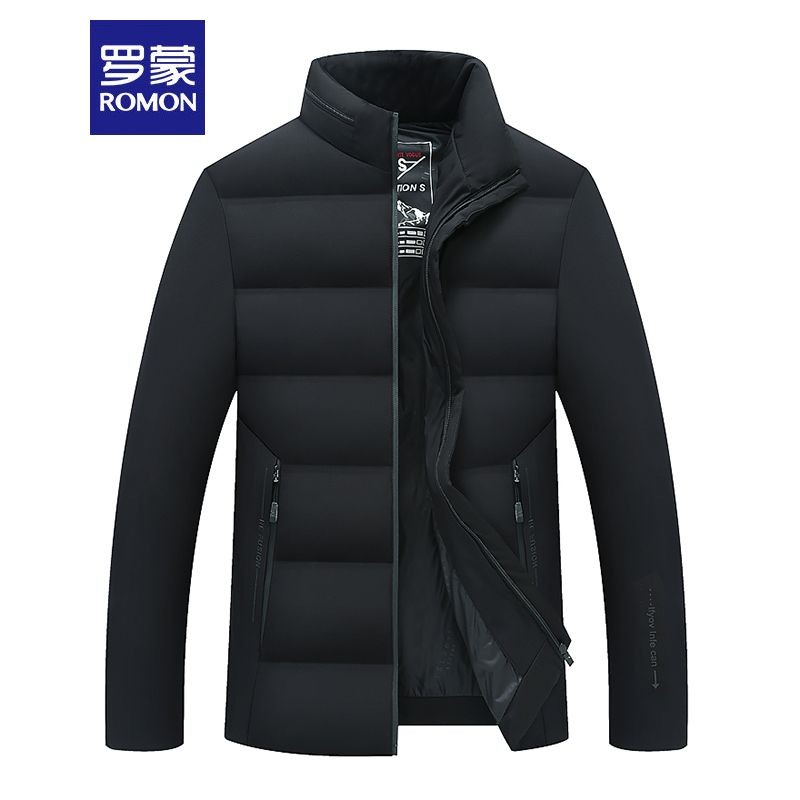 【拍三免一】罗蒙 男士冬季外套棉服 2820黑色 2XL