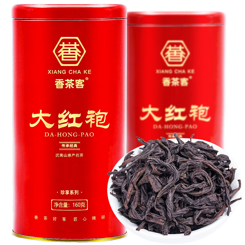 【官方旗舰店】香茶客 武夷山浓香型 大红袍礼袋装320g