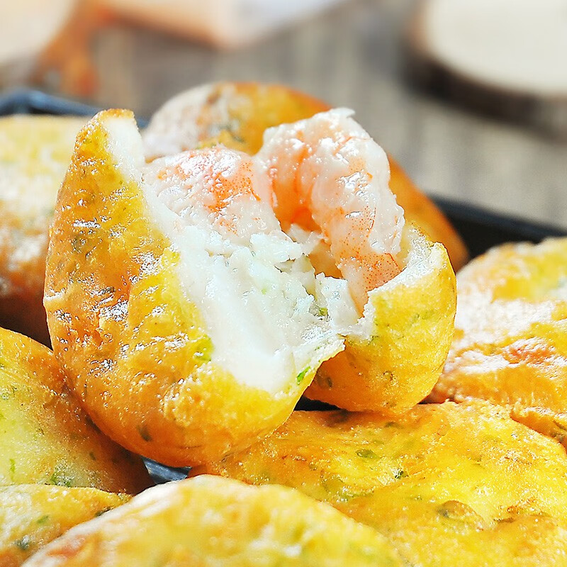 美尔客 海苔鱼香虾饼早餐速食油炸半成品虾. 来自一盘好菜 - 微博