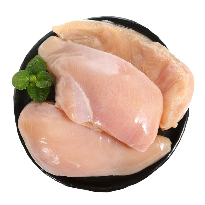 上鲜 鸡大胸 1kg 出口日本级 健身鸡胸肉健身餐 轻食餐健身代餐 健身