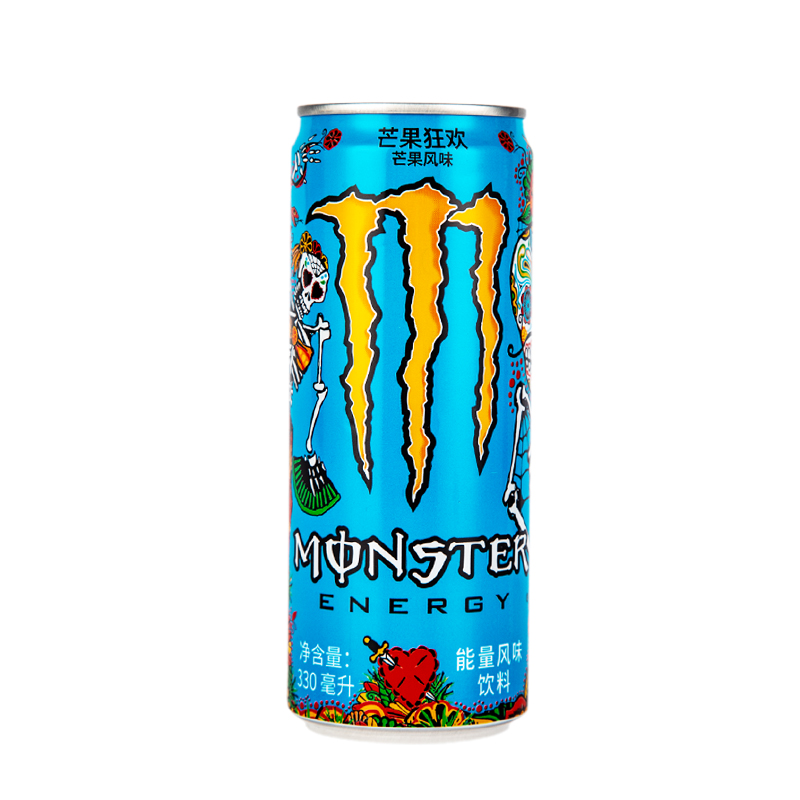 monster 魔爪 芒果味风味饮料 维生素饮料 运动饮料 330ml*24罐 整箱