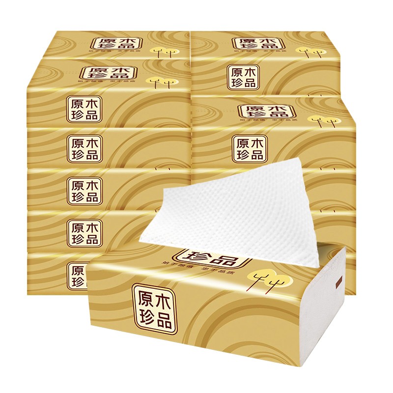 【9.9元包邮】木依棉4层抽纸 家庭实惠装20包