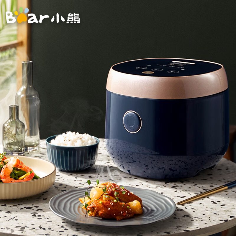 小熊(bear)电饭煲小3升电饭锅迷你1-4人智能预约定时一键快煮不沾锅