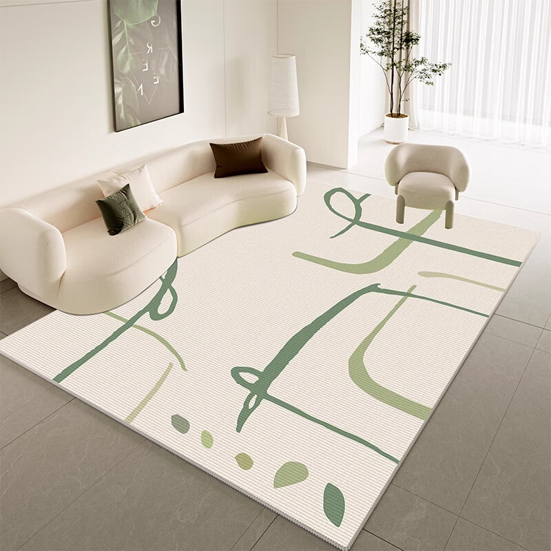 【19包邮】KAYE 家用轻奢高级感ins风客厅地毯 春之舞60x160cm