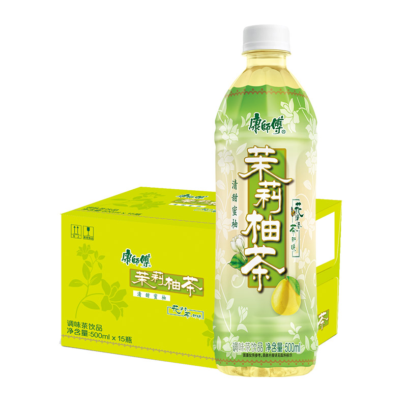 康师傅 茉莉柚茶500ml*15瓶 整箱装￥44.