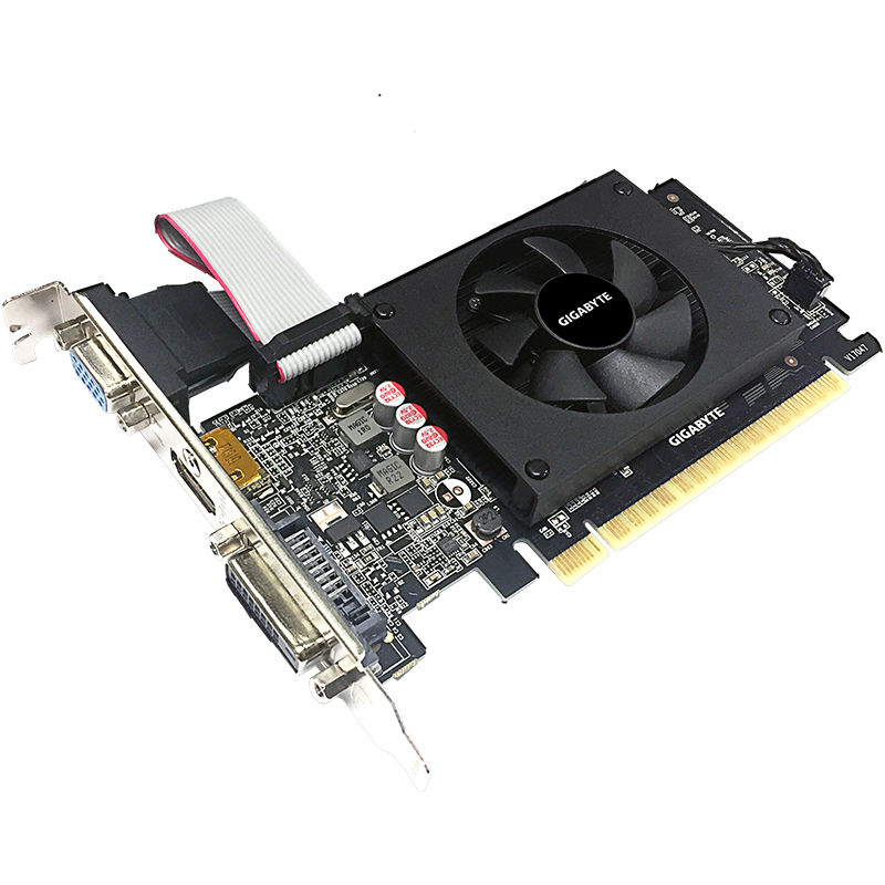 技嘉(gigabyte)geforce gt710 gv-n710d5-2gil 64bit gddr5 2g设备