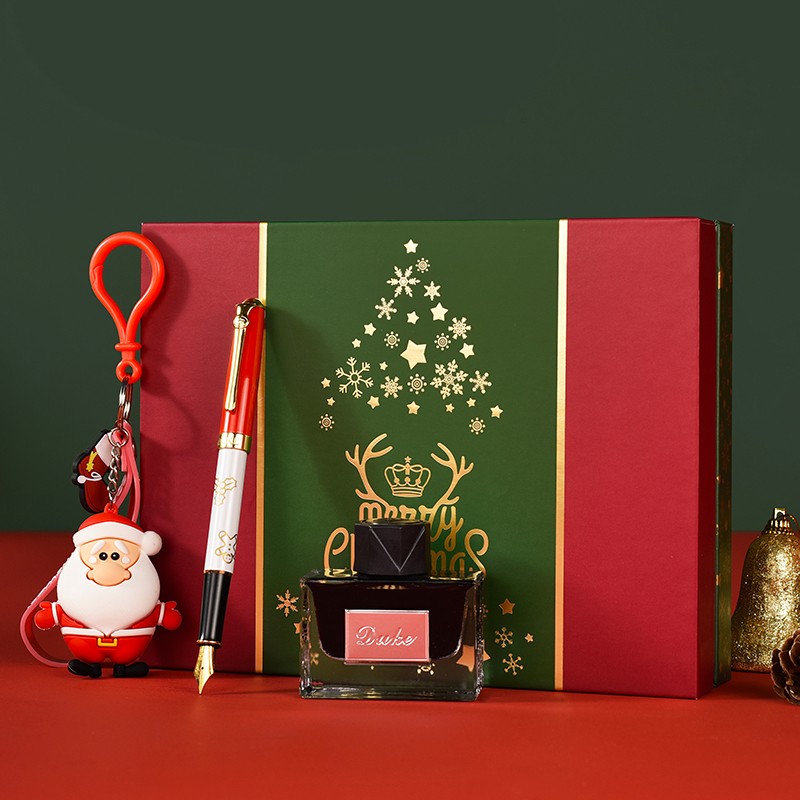 【旗舰店】DUKE 公爵圣诞钢笔墨水礼盒套装（笔+墨水+圣诞老人挂件）