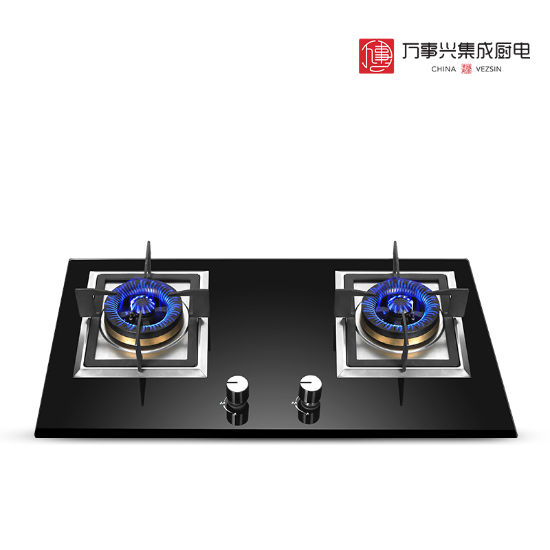 万事兴(vezsin) 62b1 燃气灶双灶 嵌入式煤气灶 台式灶具 立体旋火 一