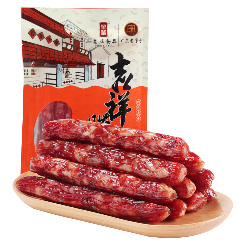 【官方旗舰店】荣业 广式腊肠 吉祥腊肠 250g*3包