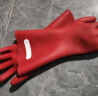 双安12KV绝缘手套(手型) 接线维修电工用橡胶手套舒适型 均码 实拍图
