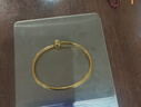 潮宏基足金黄金手镯女金镯子计价 万花筒 SDG30004297 约12.55g 实拍图