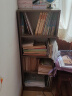 雅美乐 书柜落地带门储物柜简易自由组合客厅书房书架 四层橡木色 实拍图