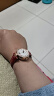 罗西尼（ROSSINI）手表女自动机械表白盘皮带生日礼物送女友国表气质本命红 516752 实拍图