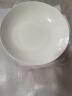 洁雅杰陶瓷盘家用白瓷盘子8英寸中式釉下彩餐盘菜盘汤盘 4只装 新骨瓷 实拍图