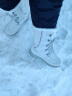 哈尔滨东北户外雪地靴女防水防滑旅行显瘦保暖加绒冬季长筒中筒 灰白(标准码厚袜拍大 38 实拍图