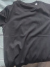 棉致森马集团纯色短袖T恤男夏季2024新款修身弹力t恤上衣潮牌显瘦短袖 纯色白T恤+纯色黑T恤 L 晒单实拍图