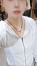 银千惠平安扣情侣项链一对男女款玉髓玉石吊坠纪念情人节生日礼物送女友 情侣一对+/商家配送+异地恋可分开发货 玫瑰花礼盒送老婆/配首饰证书/女生生日礼物 实拍图