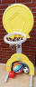 哈比树（HOBBY TREE）篮球架儿童篮球架可升降篮球框室内投篮宝宝男孩球类玩具篮球家用 星星篮球架-黄色 实拍图