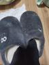安尚芬新款棉拖鞋男士秋冬季简约居家居软底室内外穿防滑半包跟拖女士 灰色 44-45 实拍图