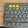 罗技（Logitech）时尚系列K390蓝牙键盘办公便携笔记本电脑平板iPad外接键盘办公用品送男友女友礼物WF13B 黑色 实拍图