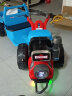 看宝贝儿童电动车拖拉机小孩玩具车2-10岁可坐人超大号四轮宝宝童车 手扶式双驱12V电瓶 实拍图