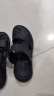 意尔康男鞋 凉鞋男2025夏季新款羊皮软面凉拖两穿沙滩鞋透气男士凉拖鞋 黑色 41 实拍图
