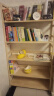 安尔雅实木书架落地155cm简易家用书柜多层置物架储物收纳架  5层加粗款 实拍图