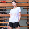 李宁（LI-NING）李宁羽毛球服短袖运动速干弹力春夏装简约休闲 白色ATSP416 XL码 实拍图