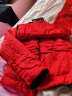 恒源祥（HYX）正反两面穿本命年红色加棉外套女新中式棉服高端唐装上衣真丝棉袄 红 2XL 晒单实拍图