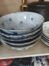 美浓烧（Mino Yaki） 【日本原装进口】美浓烧餐具陶瓷碗日式家用米饭碗餐具套装 5.5英寸蓝绘饭碗5件套 实拍图