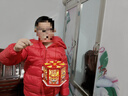 雪中飞童装新品儿童羽绒服男童轻薄款中大女童连帽迷彩短款羽绒外套 中国红 160 实拍图