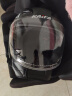 戈凡电动摩托车头盔男女士3C认证安全帽四季款电瓶车机车成人冬季头盔 K7围脖款灰色 实拍图