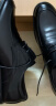 波图蕾斯男士系带商务休闲皮鞋低帮加绒保暖棉鞋男 P9859 黑色(加绒) 42 实拍图