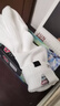 尤尼克斯（YONEX）新品yy羽毛球袜 145032 彩虹情侣款加厚毛巾底75周年 男款145222-白 实拍图