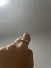 Colaivkloia旋转爱心戒指情侣对戒银一对婚戒时尚饰品520情人节礼物送男女友 JZ9036旋转爱心戒指-女款 美号7号 实拍图