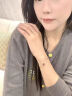 KRISTEN JUDIs925银生肖龙年本命年手链女红玛瑙玫瑰金色小众生日礼物送女友 龙手链老婆妈妈闺蜜新年圣诞实用 实拍图