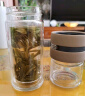 富光 泡茶师系列玻璃杯 双层透明玻璃水杯茶水分离杯商务办公泡茶杯子 实拍图